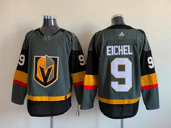 Men's Vegas Golden Knights Jack Eichel #9 Gray Breakaway Player Jersey