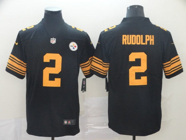 Men's Pittsburgh Steelers Mason Rudolph #2 Black Alternate Legend Jersey