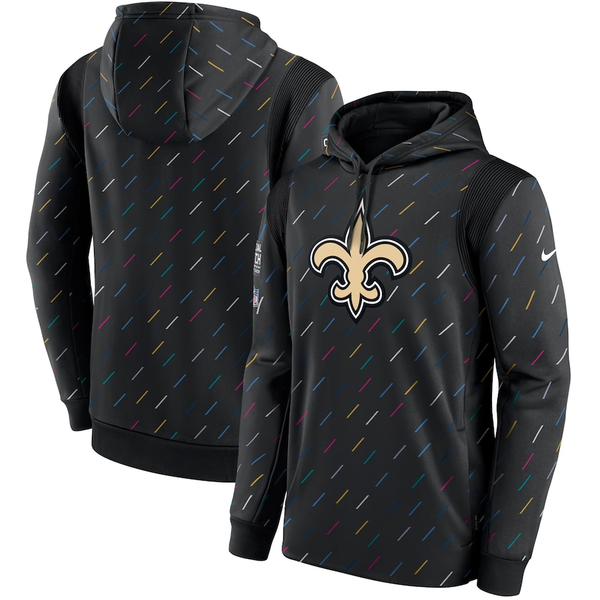 Men's New Orleans Saints NFL 2021 Salute to Service Hoodie Black