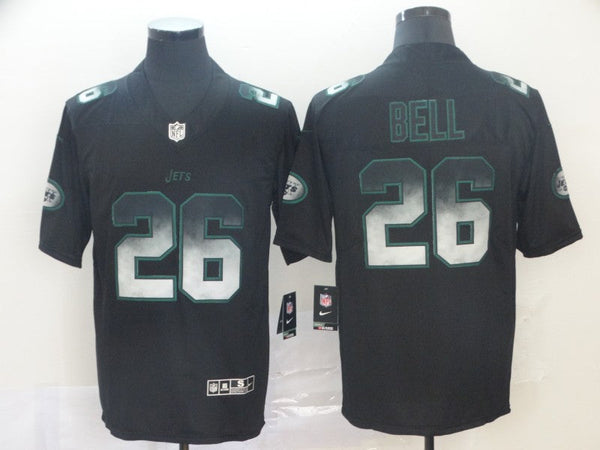 Men's New York Jets Le'Veon Bell #26 Black Player Game Jersey