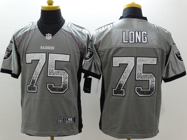 Men's Las Vegas Raiders Howie Long #75 Gray Game Jersey