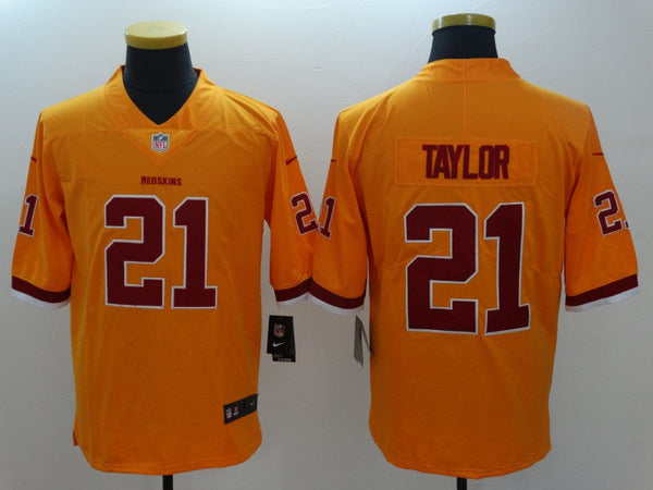 Men's Washington Redskins Sean Taylor #21 Yellow Game Jersey