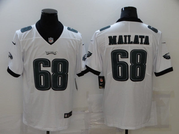 Men's Philadelphia Eagles Jordan Mailata #68 White Game Jersey