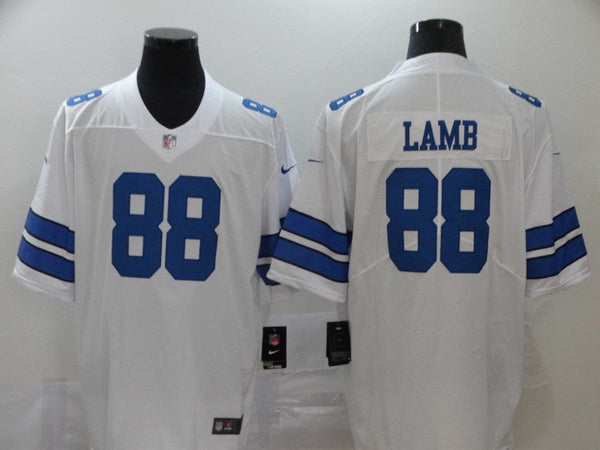 Men's Dallas Cowboys CeeDee Lamb #88 White Game Jersey