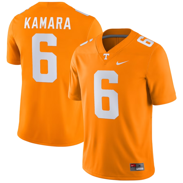 Men's Tennessee Volunteers Alvin Kamara #6 Orange Player Game Jersey