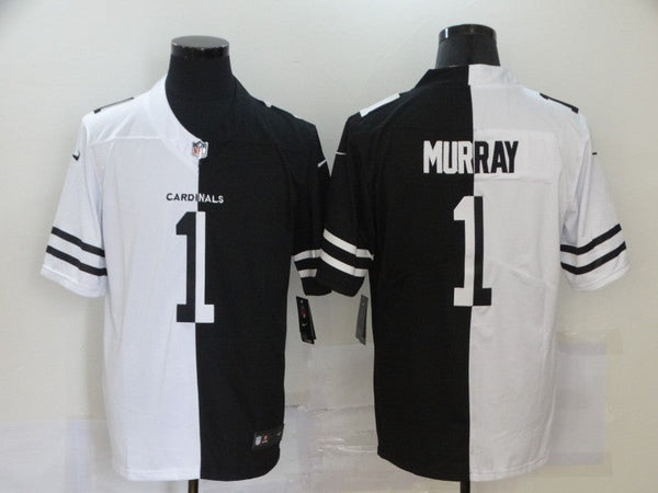 Men's Arizona Cardinals Kyler Murray #1 Black/White Game Jersey