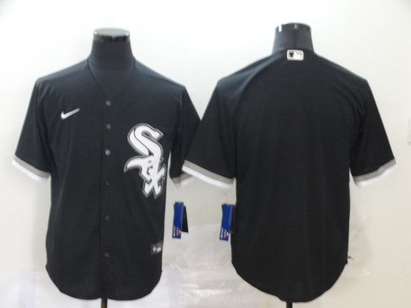 Men's Chicago White Sox Black Alternate Replica Blank Jersey