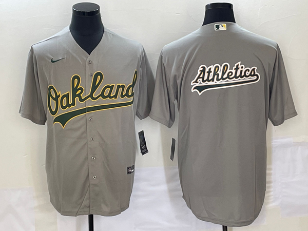 Men's Oakland Athletics Gray Replica Player Jersey