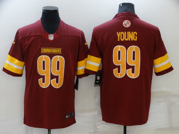 Men's Washington Redskins Chase Young #99 Red Game Player Jersey