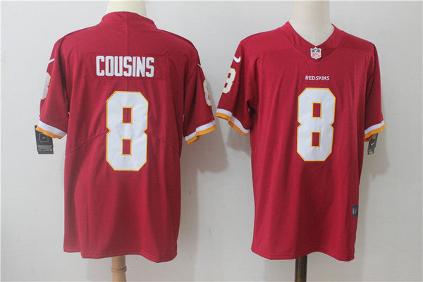 Men's Washington Redskins Kirk Cousins #8 Red Game Jersey