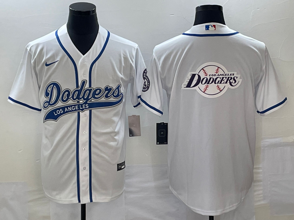 Men's Los Angeles Dodgers White Player Jersey Joint Edition