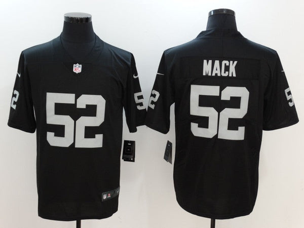 Men's Las Vegas Raiders Khalil Mack #52 Black Game Player Jersey