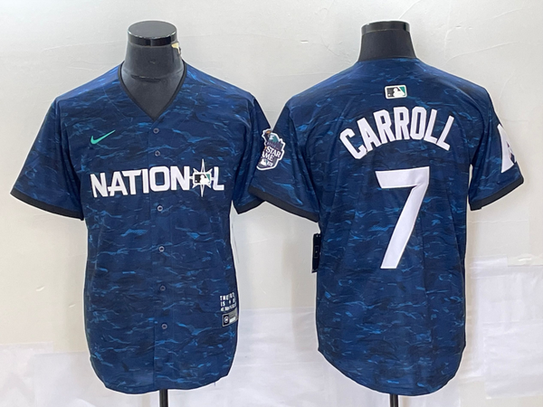 Men's National League Corbin Carroll #7 Royal 2023 MLB All-Star Game Limited Player Jersey