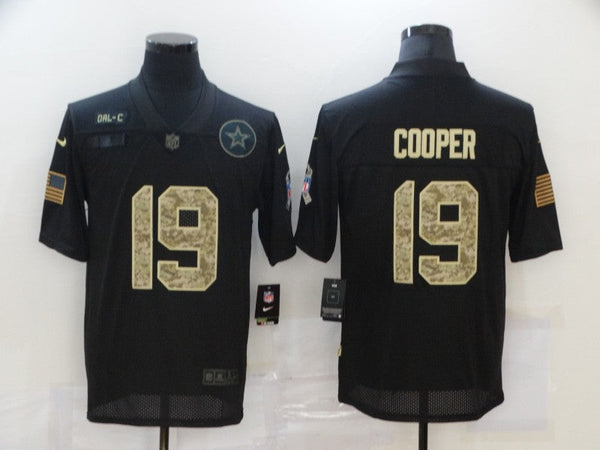 Men's Dallas Cowboys #19 Amari Cooper Black Game Player Jersey