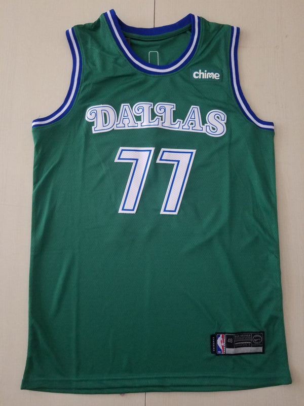 Men's Dallas Mavericks Luka Doncic Green 2020/21 Jersey - Classic Edition