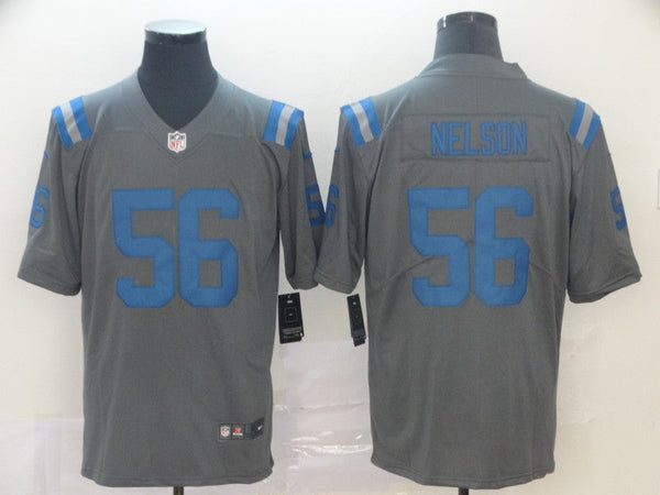 Men's Indianapolis Colts Quenton Nelson Gray Game Jersey