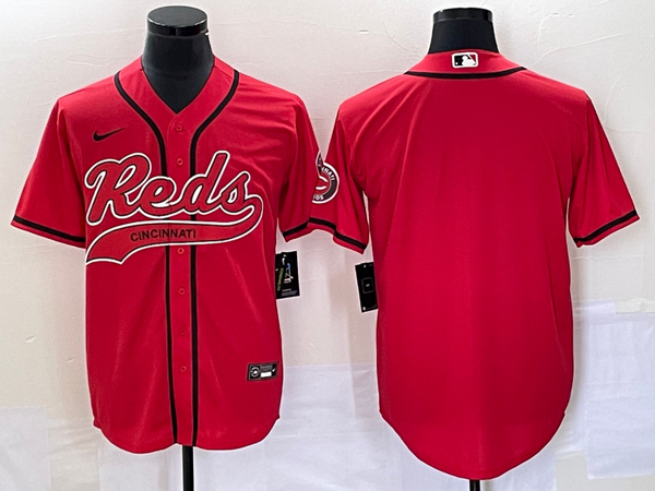 Men's Cincinnati Reds Red Replica Blank Jersey Joint Edition