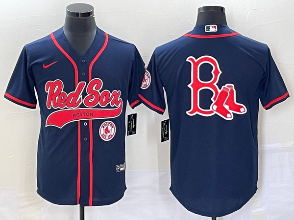 Men's Boston Red Sox Navy Player Jersey