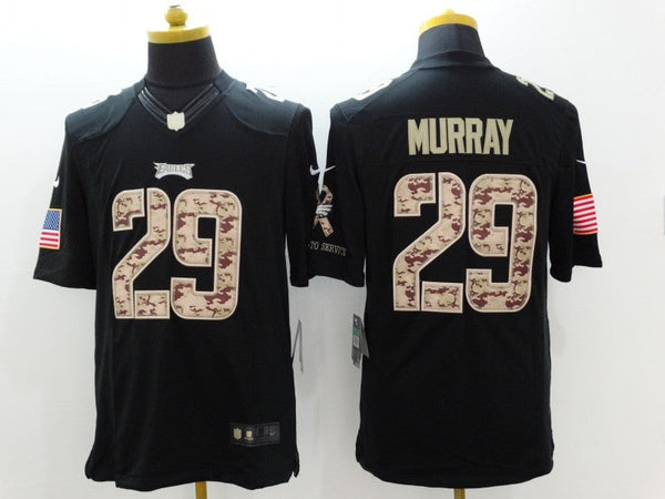 Men's Philadelphia Eagles DeMarco Murray #29 Black Game Player Jersey