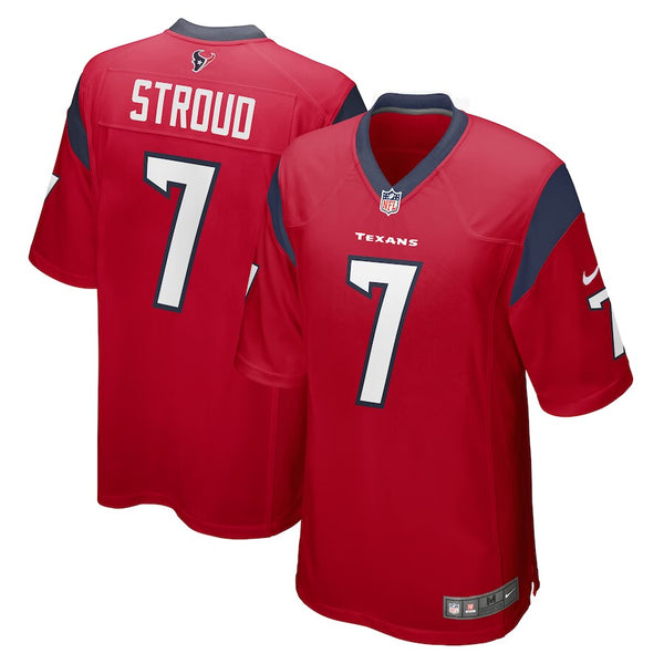 Men's Houston Texans C.J. Stroud #7 Red Game Jersey