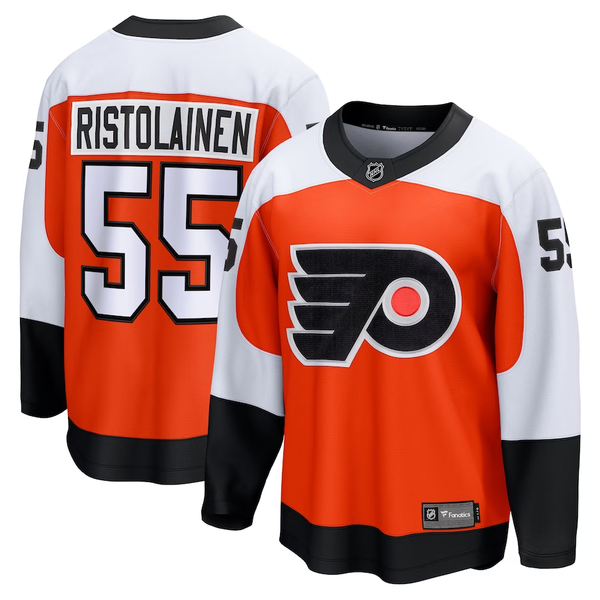 Men's Philadelphia Flyers Rasmus Ristolainen #55 Orange Player Jersey