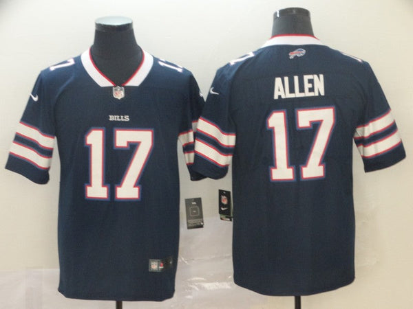 Men's Buffalo Bills Josh Allen #17 Navy Inverted Legend Jersey