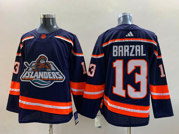 Men's New York Islanders Mathew Barzal #13 Royal Player Jersey