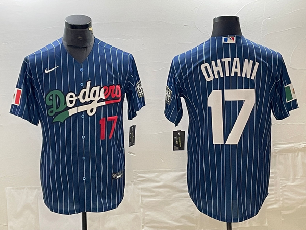 Men's Los Angeles Dodgers Shohei Ohtani #17 Royal Authentic Player Jersey