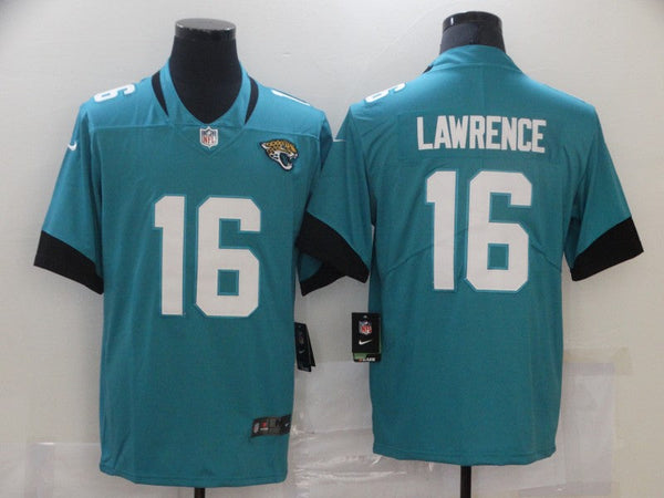 Men's Jacksonville Jaguars Trevor Lawrence #16 Teal Game Jersey