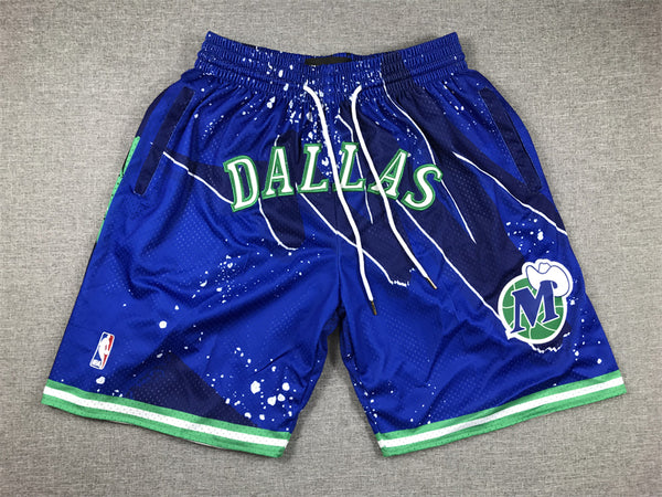 Men's Dallas Mavericks Blue Swingman Pocket Shorts