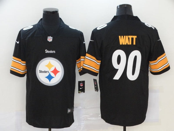 Men's Pittsburgh Steelers T.J. Watt Black Alternate Player Game Jersey