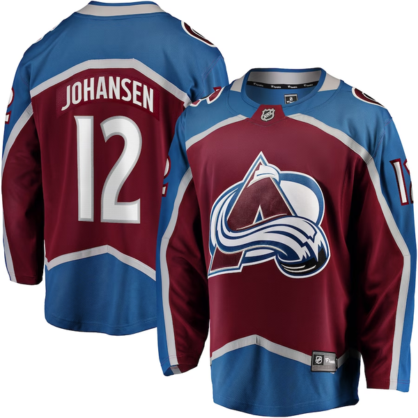 Men's Colorado Avalanche Ryan Johansen #12 Maroon Home Breakaway Jersey