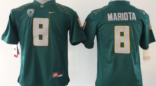 Men's Oregon Ducks Marcus Mariota #8 Green Player Jersey