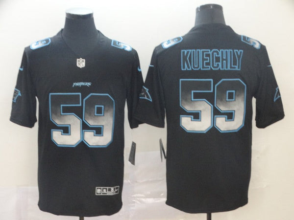 Men's Carolina Panthers #59 Luke Kuechly Black Game Jersey