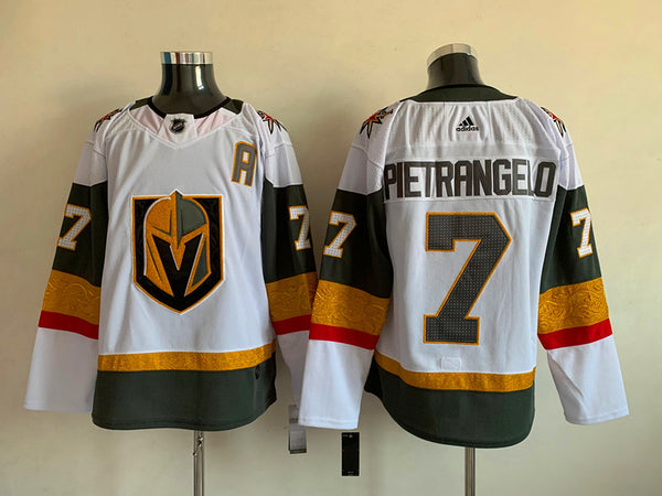 Men's Vegas Golden Knights Alex Pietrangelo #7 White Breakaway Player Jersey