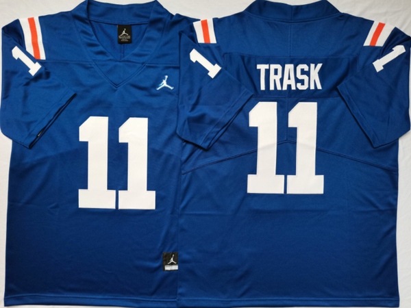 Men's Florida Gators Kyle Trask #11 Royal Replica Jersey