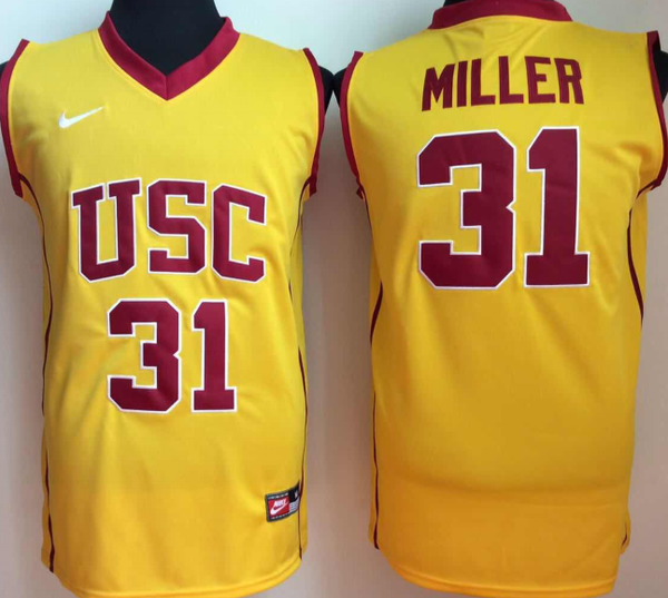 Men's USC Trojans Cheryl Miller #31 Yellow Player Game Jersey