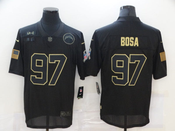 Men's Los Angeles Chargers Joey Bosa #97 Black Game Jersey