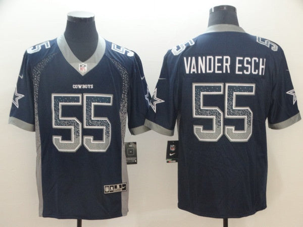 Men's Dallas Cowboys Leighton Vander Esch #55 Navy Alternate Game Jersey