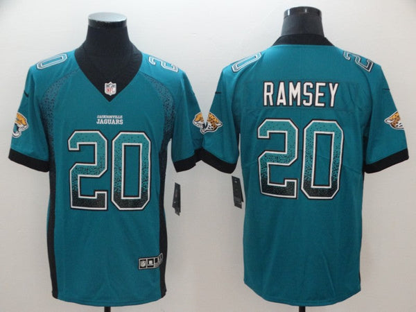 Men's Jacksonville Jaguars Jalen Ramsey #20 Teal Game Player Jersey