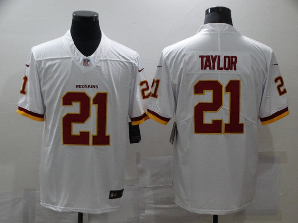 Men's Washington Redskins Sean Taylor #21 White Game Jersey