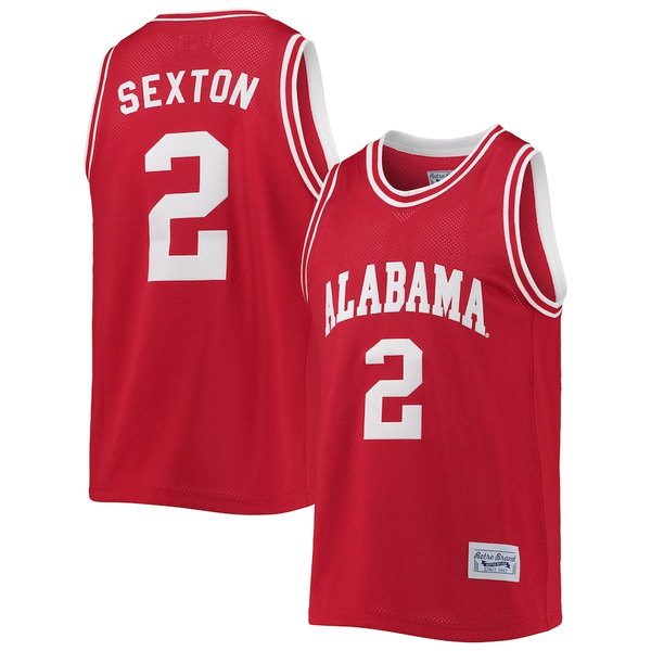 Men's Alabama Crimson Tide Collin Sexton #2 Crimson Player Game Jersey