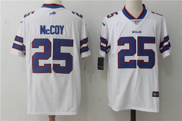 Men's Buffalo Bills LeSean McCoy #25 White Game Jersey