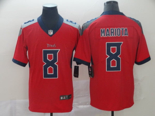 Men's Tennessee Titans Marcus Mariota #8 Red Inverted Legend Jersey