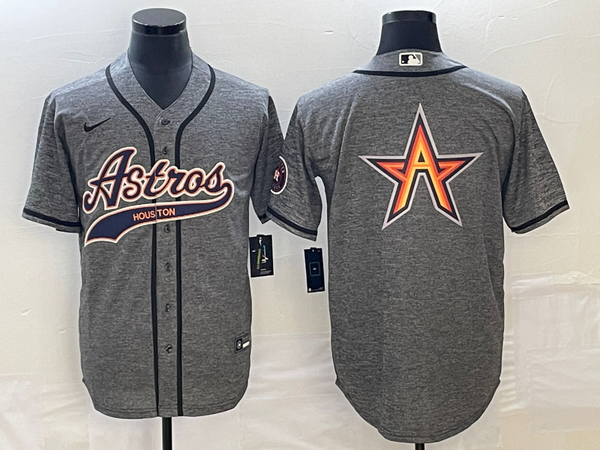 Men's Houston Astros Gray Joint Edition Alternate Replica Jersey