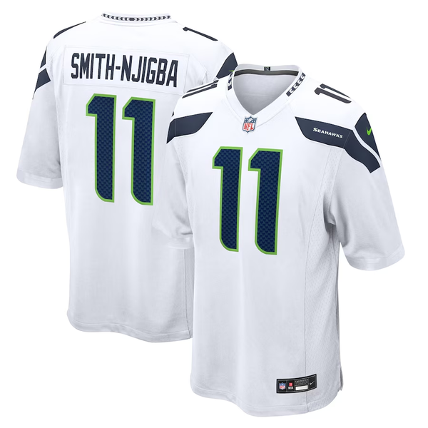 Men's Seattle Seahawks Jaxon Smith-Njigba #11 White Game Jersey