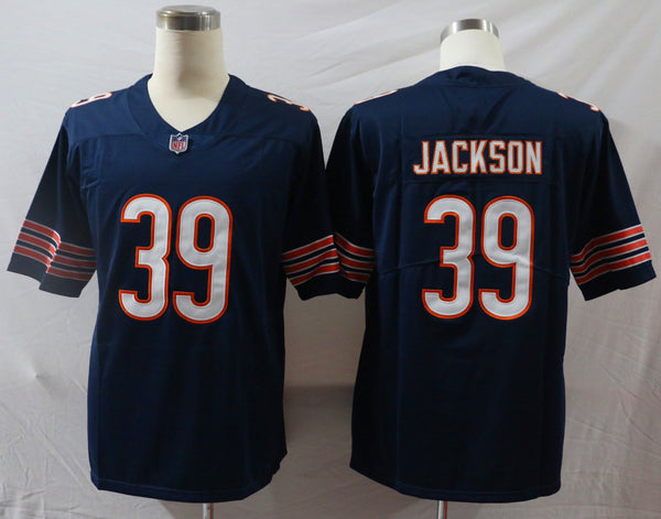 Men's Chicago Bears Eddie Jackson #39 Navy Game Player Jersey