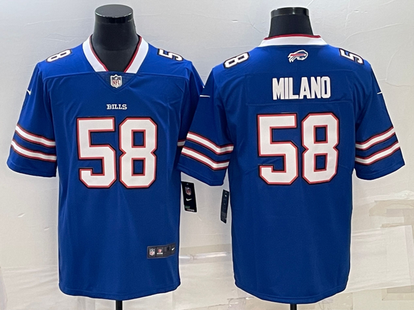 Men's Buffalo Bills Matt Milano #58 Royal Game Player Jersey