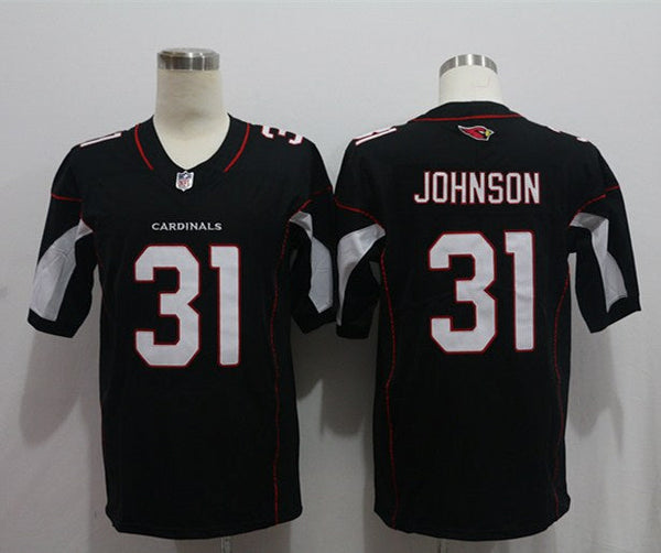 Men's Arizona Cardinals David Johnson #31 Black Game Jersey