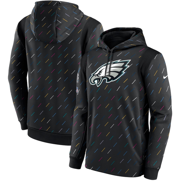 Men's Philadelphia Eagles NFL 2021 Salute to Service Hoodie Black